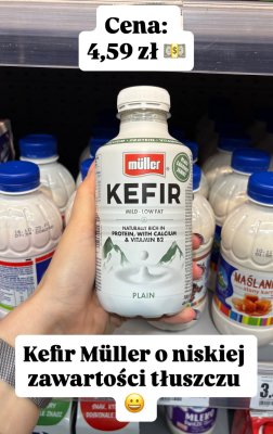 Kefir Müller KEFIR Plain promocja w Intermarche