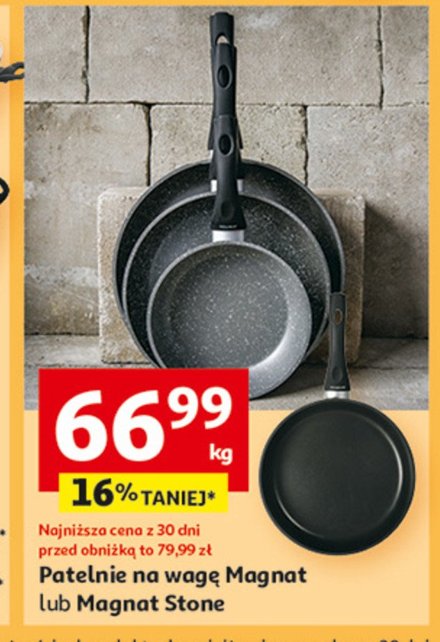 Patelnia magnat stone promocja w Auchan