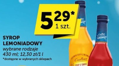 Syrop lemoniadowy wybrane rodzaje promocja w ABC