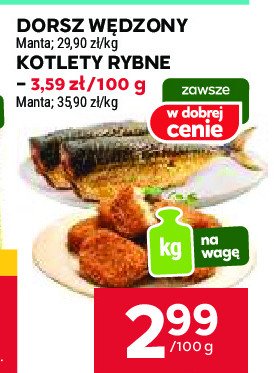 Dorsz plamiak Manta (ryby) promocja