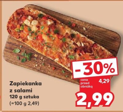 Zapiekanka z salami promocja w Kaufland