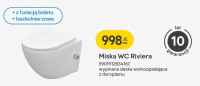 Miska WC Riviera promocja w Castorama