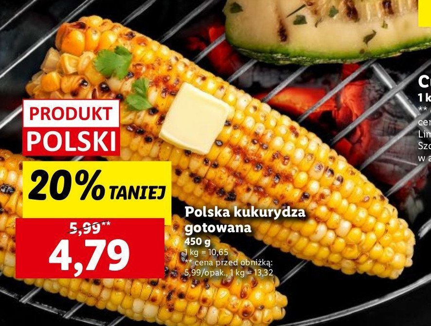 Kukurydza gotowana promocja w Lidl