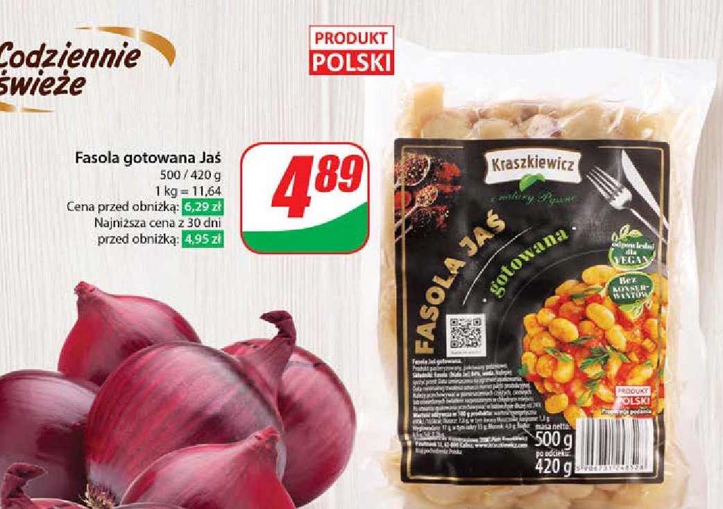 Fasola gotowana ja艣 Kraszkiewicz promocja