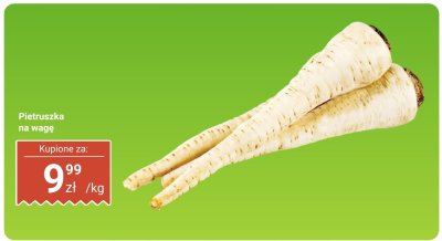Pietruszka na wagę promocja w Dino
