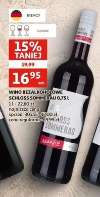 Wino r贸偶owe s艂odkie SCHLOSS SOMMERAU promocja