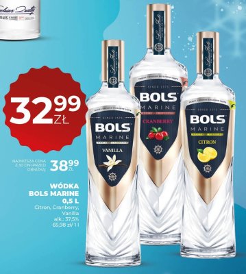 Wódka Bols Marine Cranberry 0,5L promocja w Duży Ben