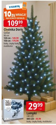 Choinka Doris Goliat promocja w Leclerc