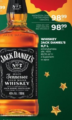 Whiskey Jack Daniel's 0,7L promocja w Duży Ben