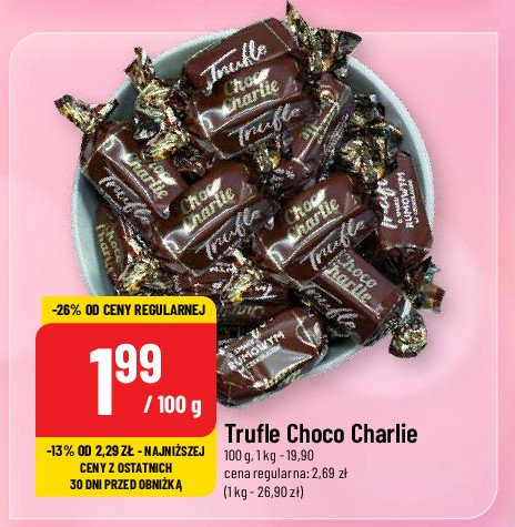 Trufle Choco charlie promocja