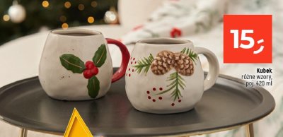 Kubek różne wzory 420 ml promocja w Dealz