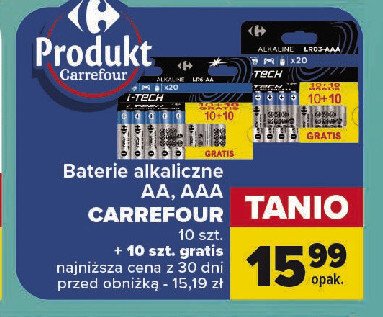 Baterie aaa Carrefour promocja