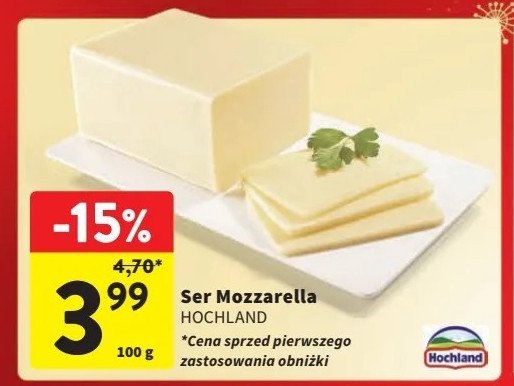 Ser mozzarella Hochland promocja