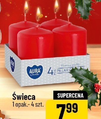 Świece 4 szt. promocja w POLOmarket