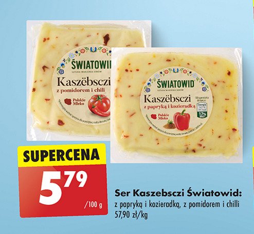 Ser kaszebsczi z pomidorami Światowid promocja