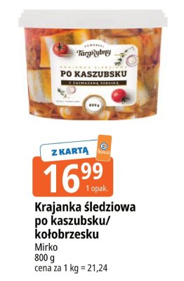 Krajanka śledziowa po kaszubsku/kołobrzesku Mirko promocja w Leclerc