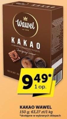 Kakao Wawel promocja w ABC