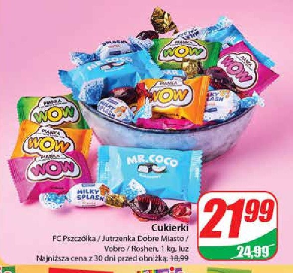 Cukierki czekoladowe Vobro promocja