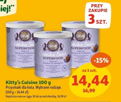 Przysmaki dla kota Kitty's Cuisine 100 g promocja w MAXI ZOO