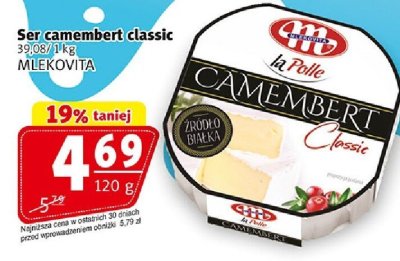 Ser camembert classic promocja w Prim Market