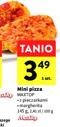 Mini pizza z pieczarkami Maxtop promocja