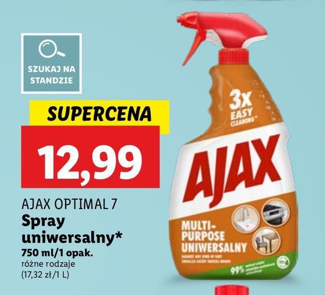 Spray do czyszczenia Ajax multipurpose Ajax . promocja