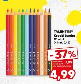 Kredki jumbo Talentus promocja