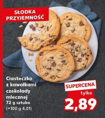 Ciasteczko z kawałkami czekolady mlecznej 72 g promocja w Kaufland
