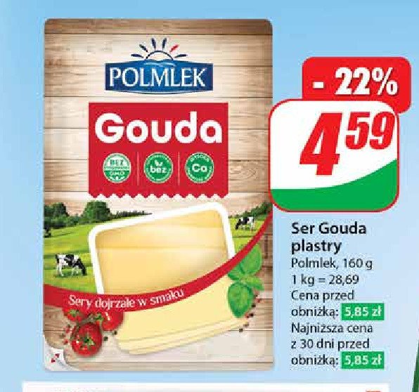 Ser gouda Polmlek promocja