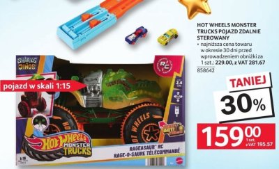 Hot Wheels Monster Trucks pojazd zdalnie sterowany promocja w Selgros