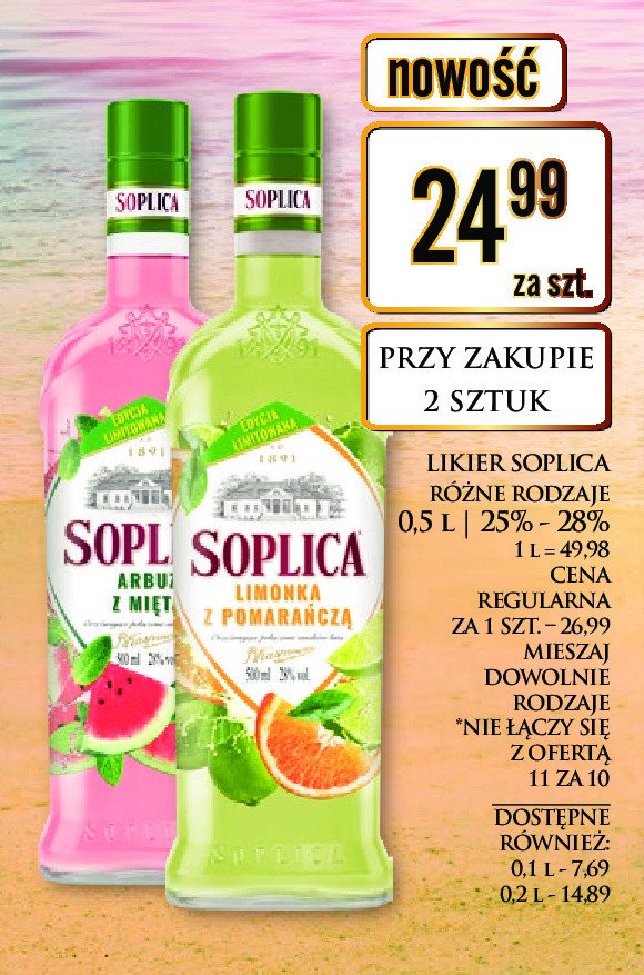 Wódka Soplica limonka z pomarańczą promocja