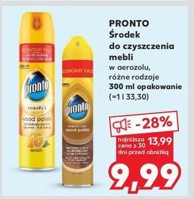 Spray do mebli classic Pronto wood polish promocja