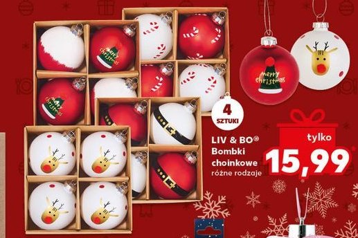 Bombki szklane Liv & bo promocja