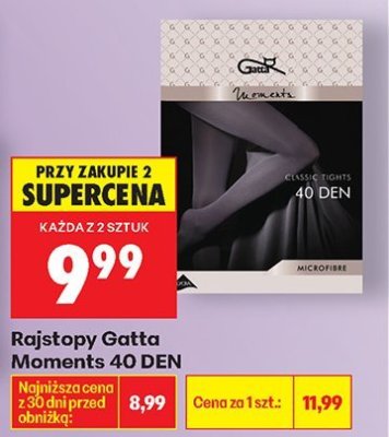 Rajstopy Moments 40 DEN promocja w Biedronka