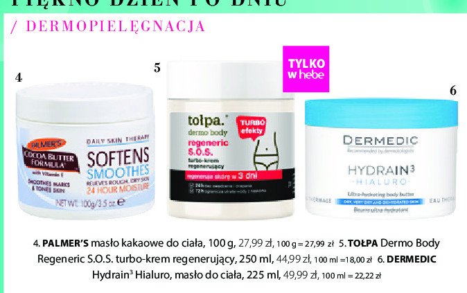 Krem regenerujący sos Tołpa dermo body promocja