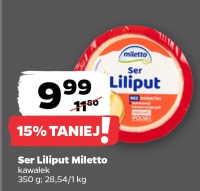 Ser Liliput  promocja w Netto