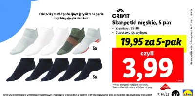 Skarpetki męskie Crivit promocja