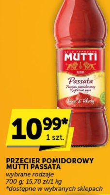 Przecier pomidorowy Mutti Passata promocja w Euro Sklep
