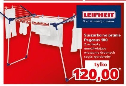 Suszarka pegasus 180 Leifheit promocja w Kaufland