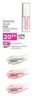 Błyszczyk do ust Pinky Blink NM0663 promocja w NEONAIL & NEO MAKE UP