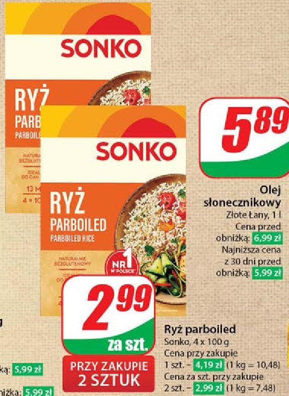 Ryż parboiled Sonko promocja