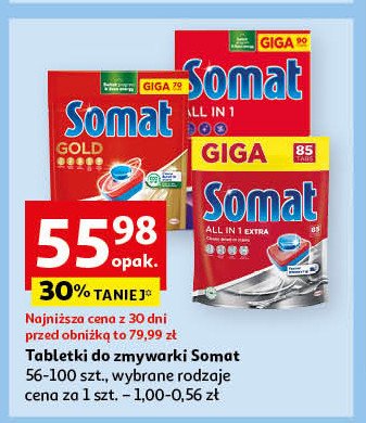 Tabletki do zmywarki Somat gold promocja