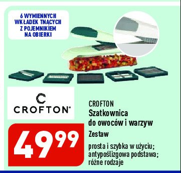 Szatkownica do owoców i warzyw Crofton promocja