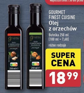 Olej z orzechów laskowych Gourmet finest cuisine promocja