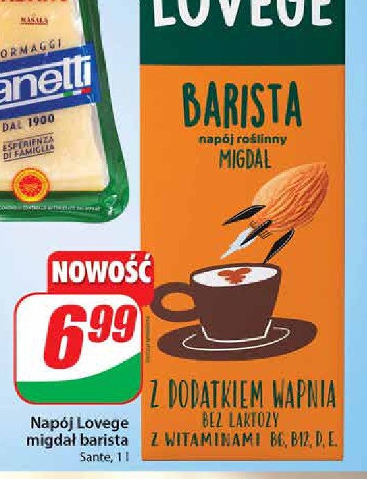 Napój barista migdał Lovege promocja