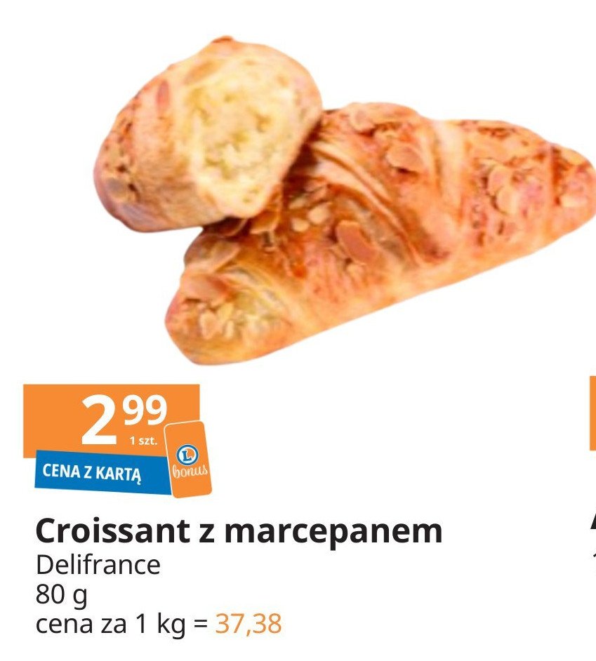 Croissant z marcepanem Delifrance promocja
