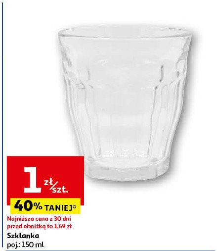 Szklanka 150 ml promocja