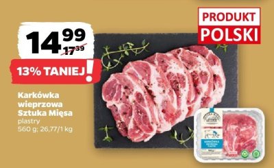 Karkówka wieprzona plastry  promocja w Netto
