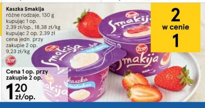 Jogurt classic Smakija promocja
