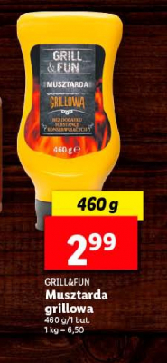 Musztarda grillowa Grill and fun promocja